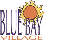 logo - Blue Bay Village - Delavogias Beach - Batsi - Andros - Cyclades Islands - Greece